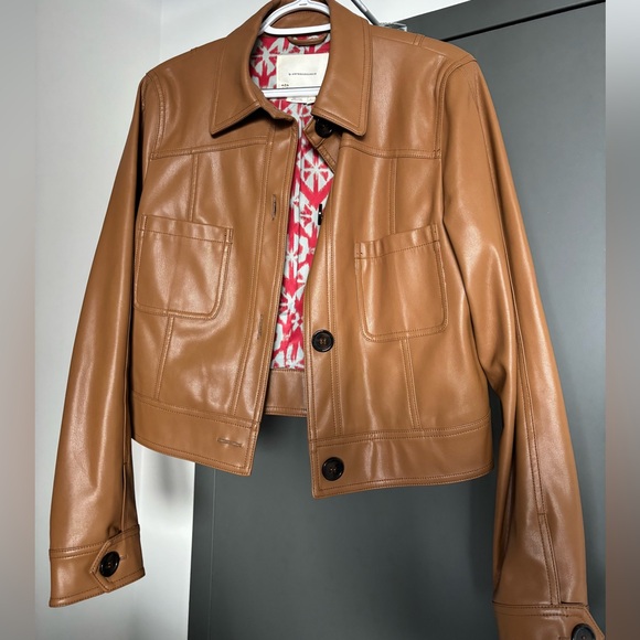 Anthropologie vegan leather jacket - Picture 6 of 9